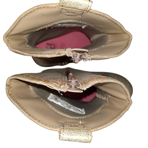 Spirit Untamed Tan Western Cowgirl Boots SZ 9 Toddler - Picture 8 of 12